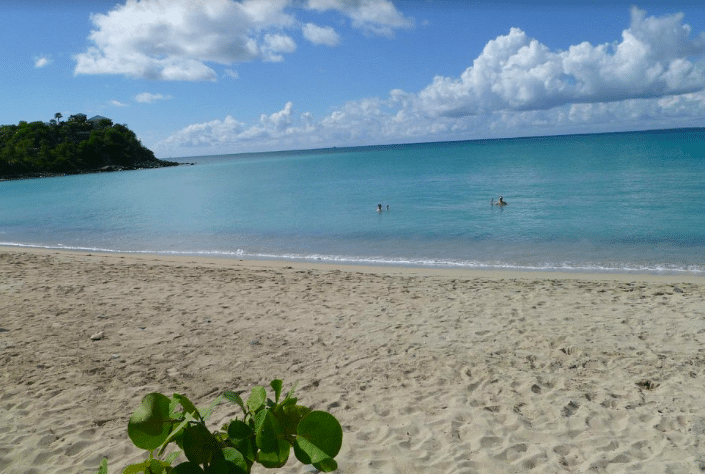Friar's bay beach in Saint Martin